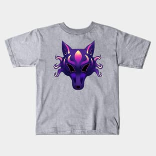 WOLF MASK Kids T-Shirt